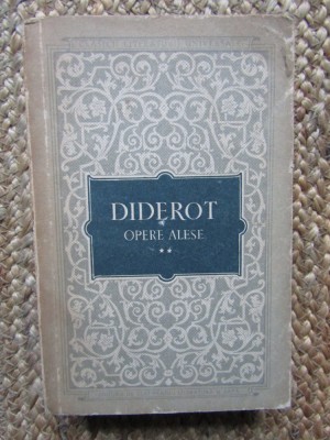 OPERE ALESE VOLUMUL II de DIDEROT ,1957 foto