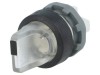 Comutator rotativ 22mm transparent IP66