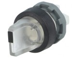 Comutator rotativ 22mm transparent IP66