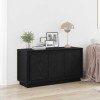 VidaXL Bufet Stejar negru 102 x 35 x 55 cm Lemn compozit