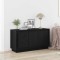 vidaXL Bufet Stejar negru 102 x 35 x 55 cm Lemn compozit