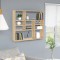 vidaXL Raft de perete, stejar Sonoma, 90 x 16 x 78 cm, lemn prelucrat
