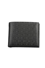 Calvin Klein Portofel Mare pentru barbati, cu imprimeu grafic, Negru, Universala foto