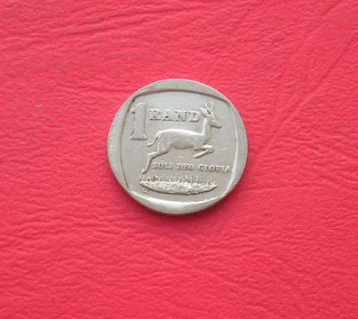 C50 - Moneda foarte veche - 1 rand - Africa de Sud - 1999 foto