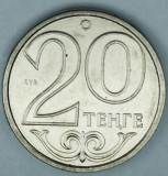 KAZAHSTAN 20 TENGE 2014 , magnetic , KM 26a , XF