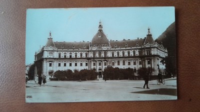 Carte postala, Brasov Palatul Justitiei, perioada interbelica foto