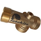 Racord hidrofor, teu bronz, 5 cai, lungime 9 cm, Totokita&reg;