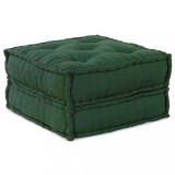 vidaXL Puf modular verde 70x70x36 țesătură