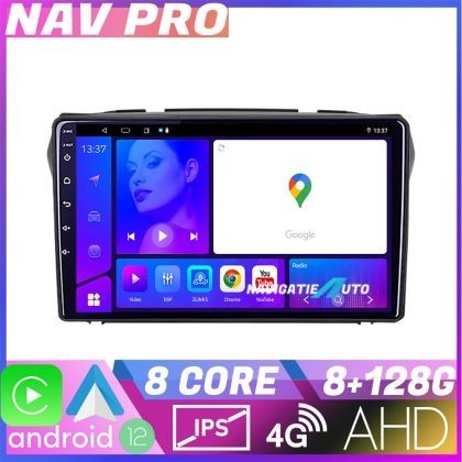 Navigatie Suzuki Alto 2009 2016 EDOTEC-LITE Android Ecran 720P Octa Core 8 128 Carplay CarStore Technology