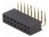 Conector 16 pini, seria {{Serie conector}}, pas pini 2.54mm, CONNFLY - DS1024-2*8R0
