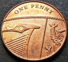 Moneda 1 PENNY - ANGLIA (Marea Britanie), anul 2014 * cod 103 B = A.UNC