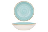 Bonna Farfurie ad&acirc;ncă - Aqua - Porţelan - 15 cm (330cc) - set de 6