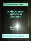 20th Century American Literature - Introduction By Warren French ,544358