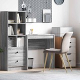 VidaXL Birou de scris Gri sonoma Plăci aglomerate 70 x 40 x 76 cm Simplu