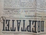 Ziarul Comunitatii Evreiesti Sefarde din ROMANIA , ANII 1881-1899 , VOCEA DREPTATEI, exemplar din 20 AUGUST 1889 .