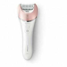 Epilator Philips Satinelle Advanced Wet &amp;amp; Dry BRE640/00, 32 Puncte de prindere, 2 viteze, Acumulator, Alb foto