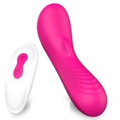 Mini Stimulator Reth, 9 Moduri Vibratii, Remote Control, Silicon, Roz, 10.6 cm, Passion Labs