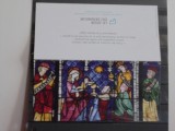 FRANTA - CARTE POSTALA TIP FELICITARE, VITRALII CATEDRALA - LE JOUR DE SEIGNEUR - CIRCULATA -, Printata