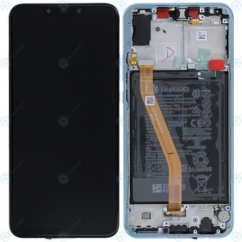 Huawei Nova 3 (PAR-LX1, PAR-LX9) Capac frontal al modulului de afișare + LCD + digitizer + baterie albastru aerisit 02352DTJ 02352BQN foto