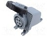 Conector alimentare AC, IEC 60309, IP69K, 30A, 500V AC, 4 pini, AMPHENOL - 2CMA167181R1000