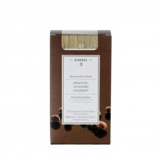 KORRES Vopsea de păr avansată cu ulei de argan - Vopsea permanentă de păr 8.1 Blond deschis cenușiu