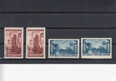 ROMANIA 1950 LP 276 EXPOZITIA TEHNICA INDUSTRIALA SI AGRICOLA SERIE MNH foto