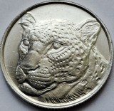 Moneda Turcia 1 Kurus 2022, Leopard Anatolian, UNC, KM#1545, Neutilizata