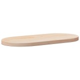 VidaXL Blat de masă, 80x40x2,5 cm, lemn masiv de pin, oval