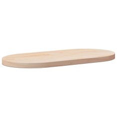 vidaXL Blat de masă, 80x40x2,5 cm, lemn masiv de pin, oval