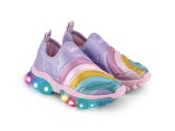 Pantofi Sport LED Bibi Roller Celebration 2.0 Rainbow 34 EU, Mov, BIBI Shoes