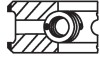 MAHLE 040 06 N0 Set segmenti piston