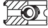 MAHLE 040 06 N0 Set segmenti piston