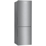 Combina Frigorifica Samus SCX396NFE, 293 L, Full No Frost, Clasa energetica E, Termostat reglabil, 3 sertare congelator, H 185 cm, Inox/ Argintiu