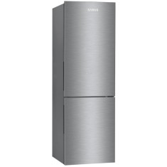 Combina Frigorifica Samus SCX396NFE, 293 L, Full No Frost, Clasa energetica E, Termostat reglabil, 3 sertare congelator, H 185 cm, Inox/ Argintiu