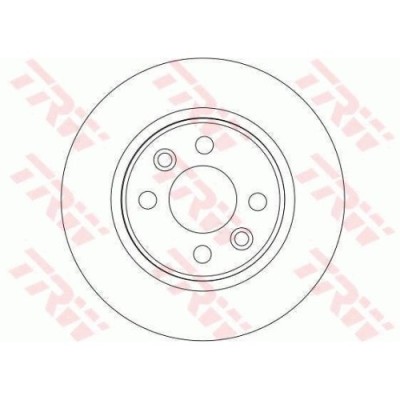 Disc frana Dacia Logan, 2004-2012, Micra, 2002-2010, Note, 2005-2012, Tiida, 2004-2013, Logan 1, 2007-, Megane 2, 2003-, Modus, 2004-, TRW foto