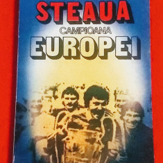 Carte fotbal - " STEAUA Campioana Europei" (de Horia Alexandrescu)