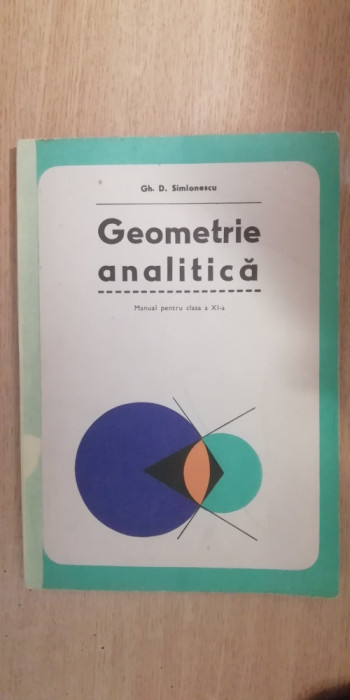 myh 33s - Manual matematica - Geometrie - cls 11 - ed 1979 - piesa de colectie