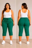 Pantalon Trei Sferturi Verde - 58Marimea