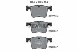 TEXTAR 2519901 Q+ set placute frana,frana disc