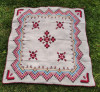 Fata de masa taraneasca cusuta manual pe etamina Maramures vechi 134x130cm