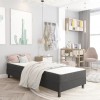VidaXL Cadru pat continental, gri, 100x200 cm, material textil 287454