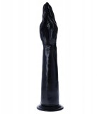 Dildo Anal Fisting Benamera cu Ventuza, PVC, Negru, 40 cm
