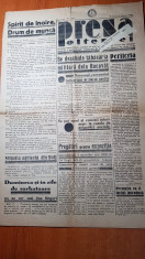 ziarul presa olteniei 17 martie 1938-ziar expediat prof. romulus vulcanescu foto