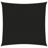 VidaXL P&acirc;nză parasolar, negru, 6x6 m, HDPE, 160 g/m&sup2;