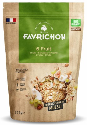 Musli crocant BIO cu 6 fructe si nuci Favrichon foto