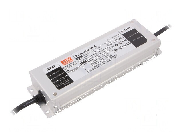 Alimentator LED 300W 58&divide;116VDC 1300&divide;4000mA IP67