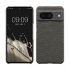 Husa Kwmobile pentru Google Pixel 8, Gri, Textil, KWM000020JB002C, Plastic, Carcasa