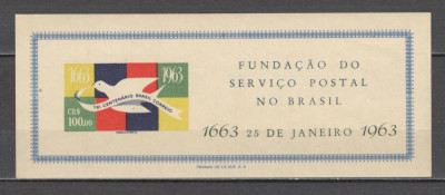 Brazilia.1963 300 ani Posta-Bl. GB.20 foto