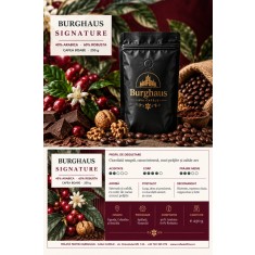 Cafea boabe de specialitate BURGHAUS Signature 250 g
