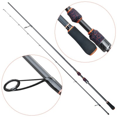 Lanseta fibra de carbon Baracuda Blaze X 2102 2,1m Actiune: A: 12-40g. foto